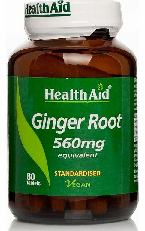 Healthaid Ginger Root Extract 560mg Tablets