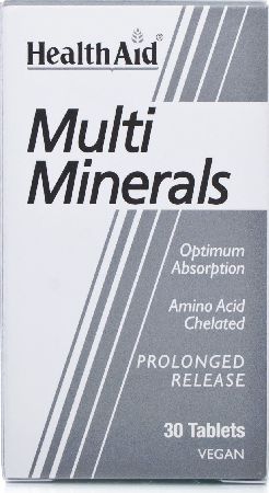 Health Aid, 2102[^]0052771 HealthAid Multi Minerals PR Tablets