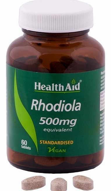 Health Aid HealthAid Rhodiola Root Extract 500mg Tablets