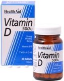 Healthaid Vitamin D 500iu Tablets x 60