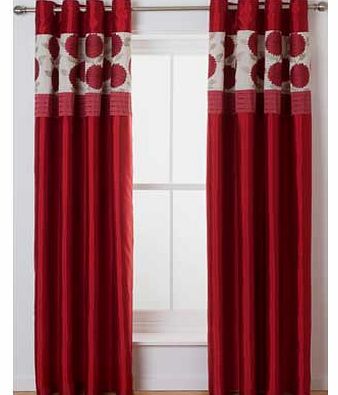 Chrissie Curtains - 168x228cm - Red