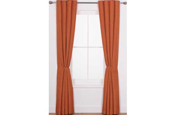 heart of house Hudson Textured Curtains 116 x