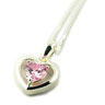 Pendant with Pink Cubic Zirconia