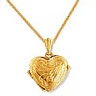 heart shape locket and 18in chain