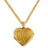heart shape locket on 18in chain