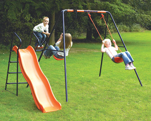 swing n slide orbiter swing set
