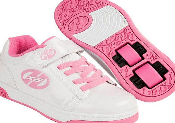 Heelys Girls Heelys Dual Up Shoes - White/Pink