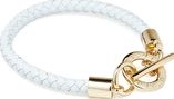 Heidi Klein, 1295[^]275865 Leather Rope Bracelet - White