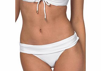 Heidi Klein White Sands fold-over bikini bottoms