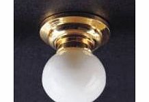 Heidi Ott Dolls House Ceiling Light with Removable White Globe