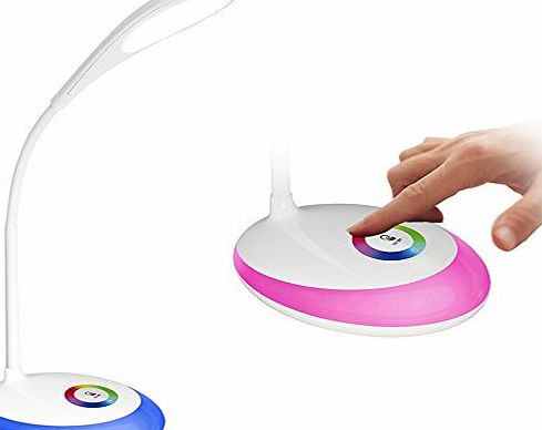 Heimdall  LED Desk Lamp Touch LED Lamp for Eye Protection 256 Colors Desk Light 3 Levels Brightness Adjustable Lighting Reading Light Reading Lamp Table Lamps Table Lights LED Night Lights