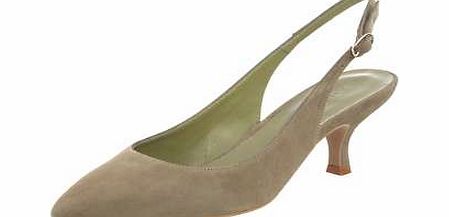 Heine Suede Slingback Shoes