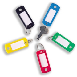 Key Hangers Write-on Assorted Colours Ref