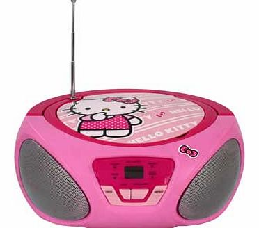 Hello Kitty Boombox with CD Player - Pink