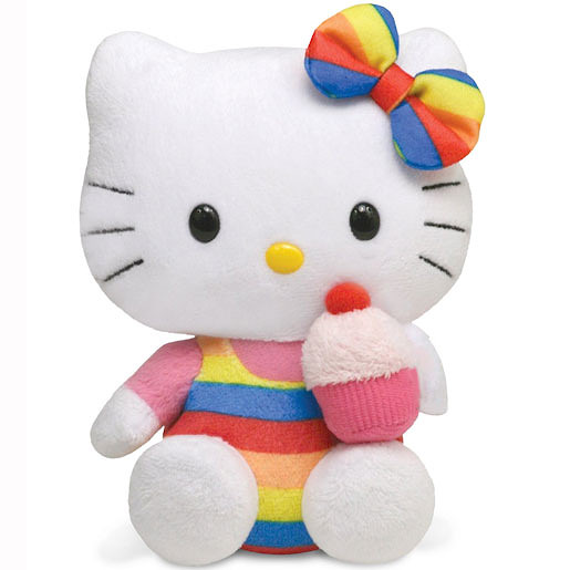 Hello Kitty Giggle Cupcake Soft Toy