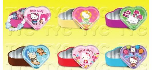 Hello Kitty Heart Tin Series 1 Set (6/set)