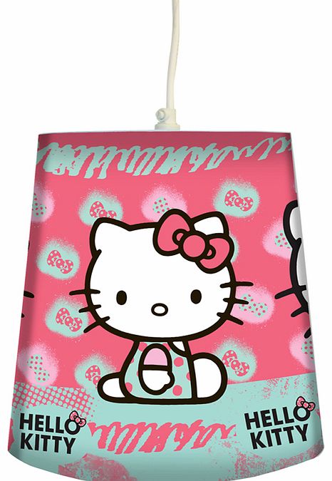 Hello Kitty Ink Tapered Ceiling Light Shade