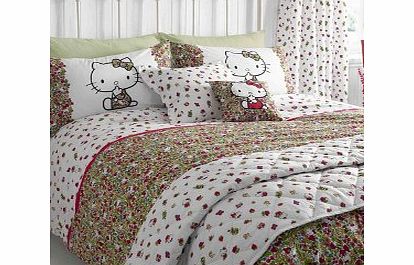 Hello Kitty  Liberty Art Strawberry Fields Bedding Bedding Set Single