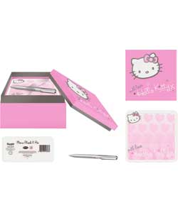 Hello Kitty Memo Block and Pen