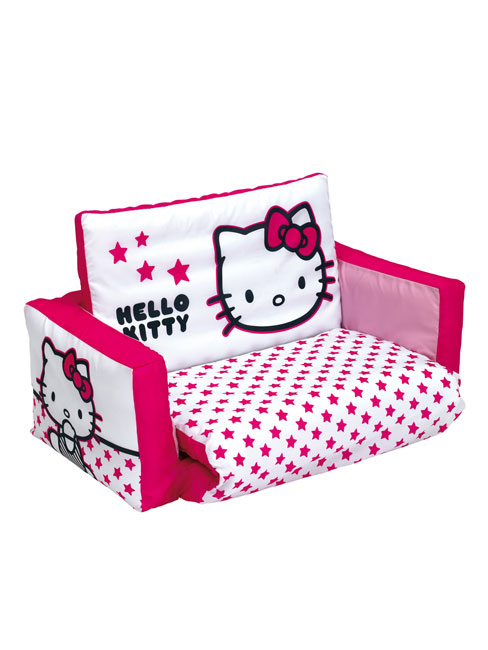 Hello Kitty Ready Room Sofa and Flip Out Sofa Bed