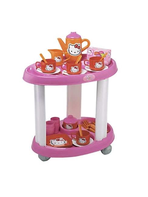 Hello Kitty Trolley with Dinner Set