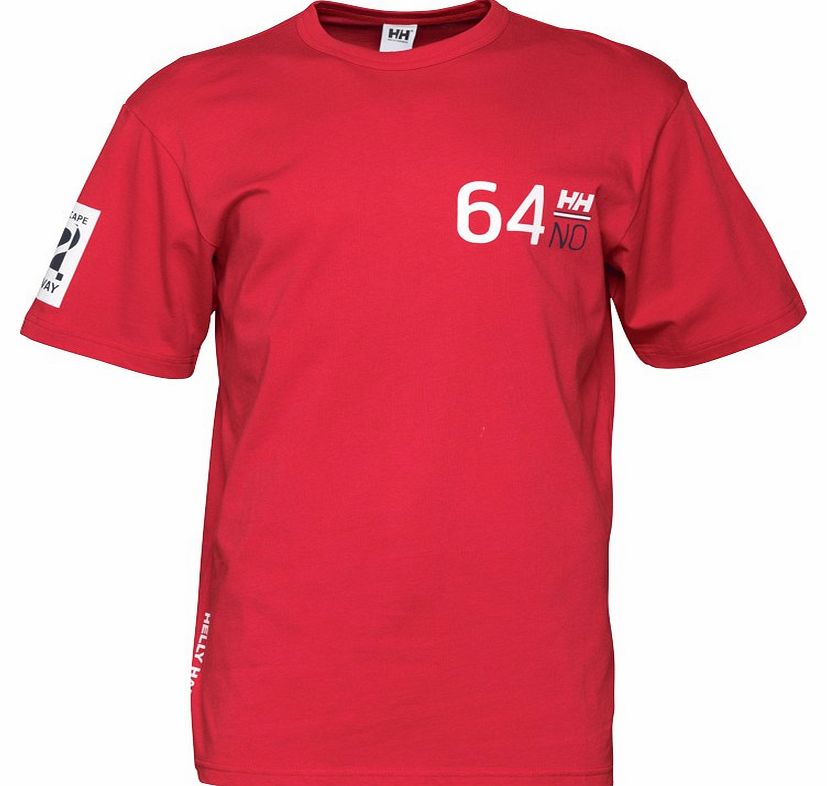 Mens Nautical T-Shirt Red