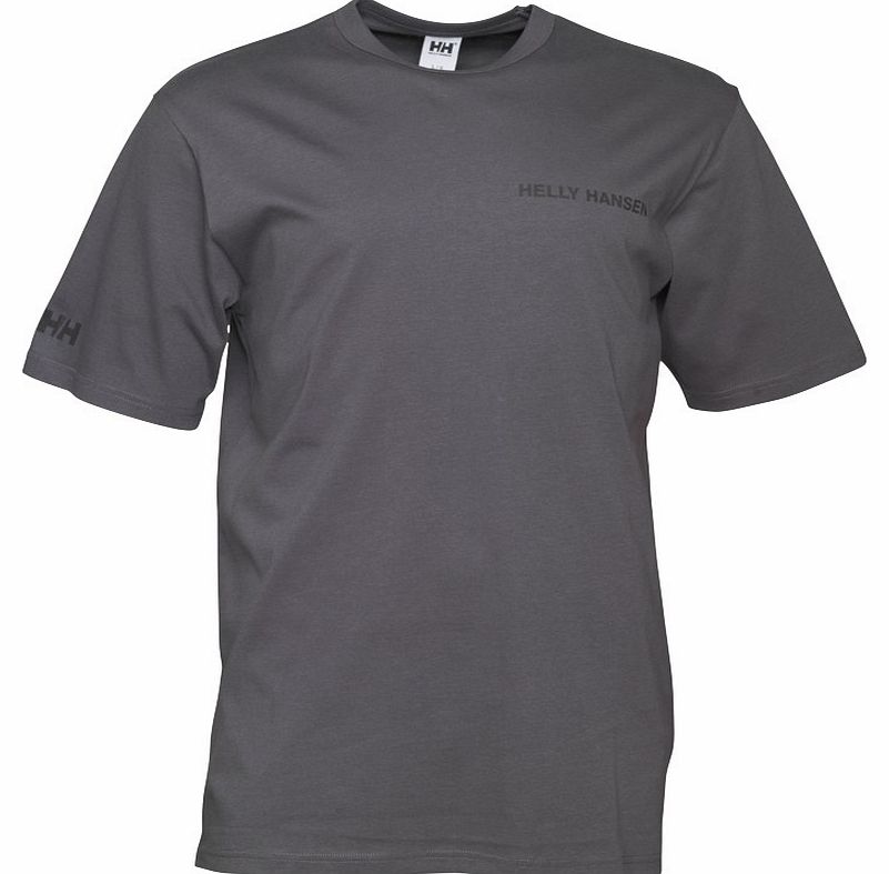 Mens Outdoor Logo T-Shirt Charcoal