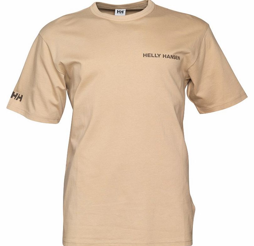 Mens Outdoor Logo T-Shirt Khaki