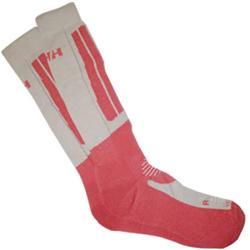 Vertex Ski Sock - Red Grey Violet