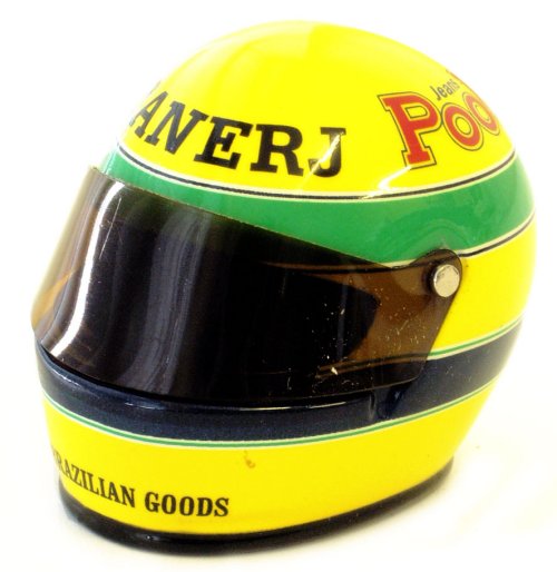Helmets 1:8 Scale Bell Helmet F3 Pool 1983 A.Senna