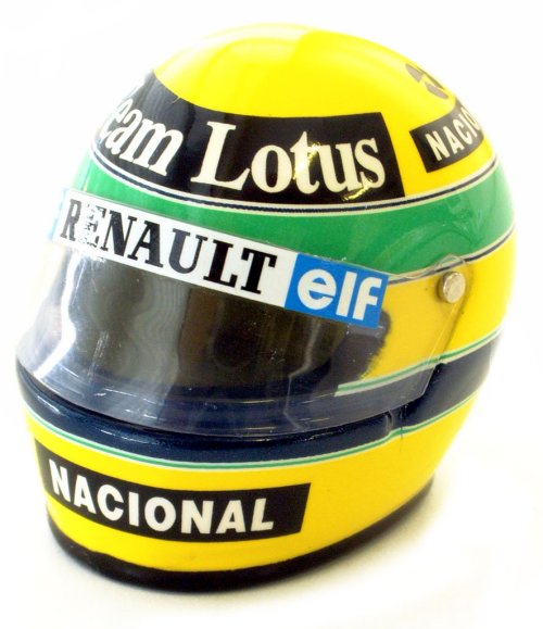 Helmets 1:8 Scale Bell Senna 1986 Helmet