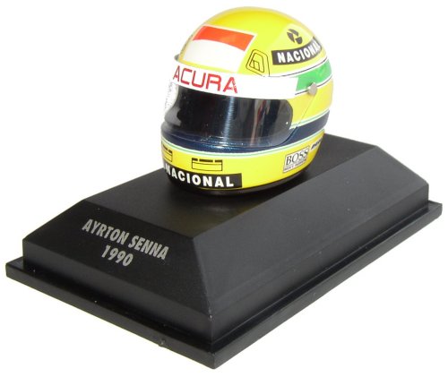 1:8 Scale Senna 1990 Race Helmet