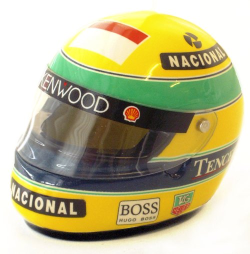 1:8 Scale Shoei Senna Helmet 1993
