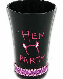 Hen Party Black Shooter Glass