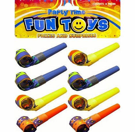 Henbrandt 8 x Party Blowouts Blow outs ~ Perfect party supplies loot bag fillers