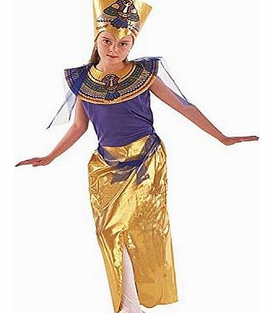 Girl Fancy Dress Egyptian Queen Costume Child Age 6 - 8