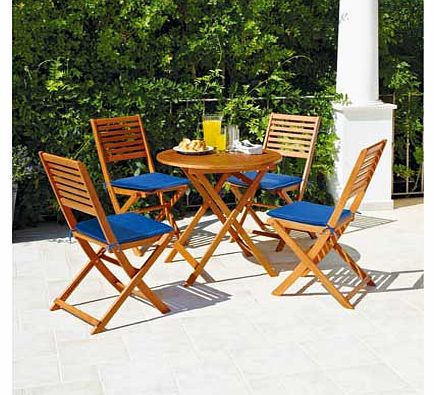 Henley 4 Seater Patio Furniture Set - Brown
