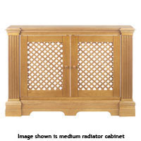 Radiator Cabinet - Oak Effect Small Size 1017x800mm