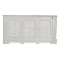 Radiator Cabinet - White Lacquered Large Size 1710x900mm