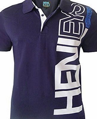 Henleys Polo Shirt - Icemaker Peacoat -Navy Blue -Large
