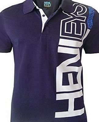 Henleys Polo Shirt - Icemaker Peacoat -Navy Blue -X-Large