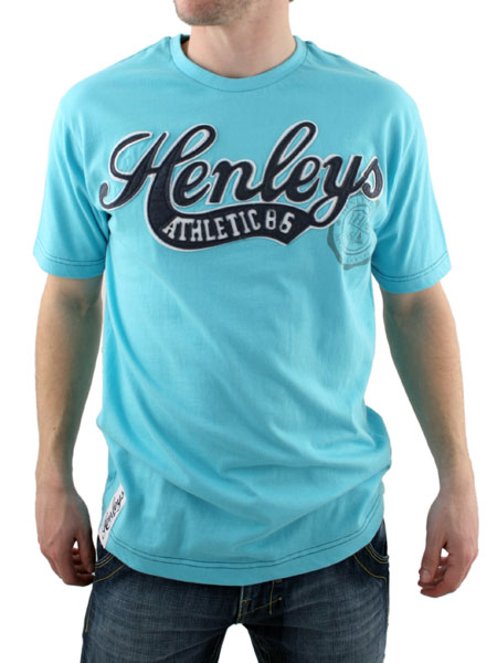 Henleys Spa Blue Fletcher T-Shirt