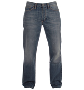 Baytrek Classic Fit Faded Denim Jeans