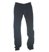 Beaford Navy Cords Jeans - 34`