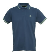 Henri Lloyd Blue Pique Polo Shirt