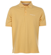 Cowes Custard Yellow Polo Shirt