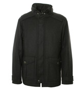 Dark Grey Hooded Jacket