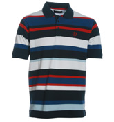 Pennan Navy Stripe Polo Shirt