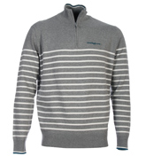 Henri Lloyd Victor Grey 1/4 Zip Sweater