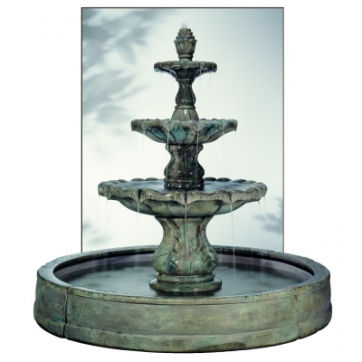 Classical Finial Fountain (With Valencia Pool)